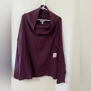 Free People Juicy Long Sleeve Top In Date Night NWT